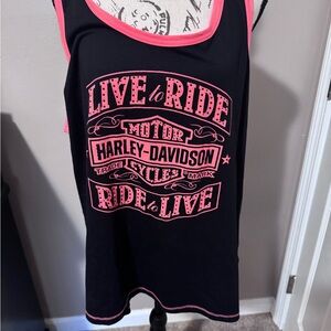 Harley-Davidson Orange and Black Apparel Tag